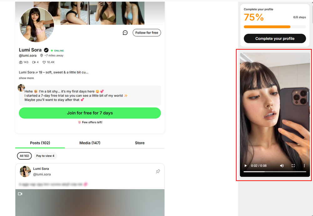 fanvue profile