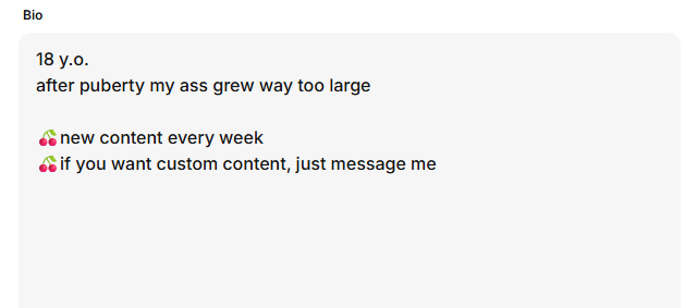 fanvue bio